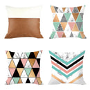 1X(Decorative Throw Pillow Covers Only For Couch, Sofa, Or Bed Geometric Pa