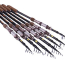 ZANLURE 1.8-2.7m Carbon Fiber Telescopic Spinning Fishing Rod Ultra Light Sea Lure Fishing Rod