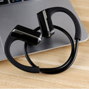 P9 Sweatproof Wireless Hanging Headset Automatically Collapsible Memory Coi