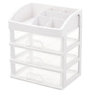 1X(Transparent Cosmetic Makeup Jewelry Stationery Drawers Storage Rack Box