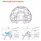 For Tello Drone New Spherical Protective Cage Cover Guard Light Full Protec