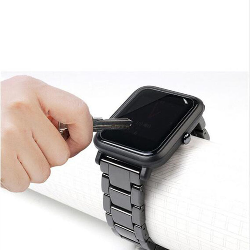 2PCS Hat Prince Scratch-resistant Waterproof HD Thin Screen Protector For Xiaomi Amazfit Pace Lite