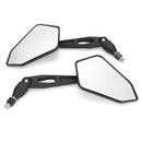 Motorcycle Rearview Mirrors Pair For Yamaha Honda Suzuki Kawasaki BMW KTM