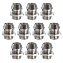 10PCS 3MM Round Chrome Metal Plastic LED Lamp Light Base Emitting Diode Bezel Holder