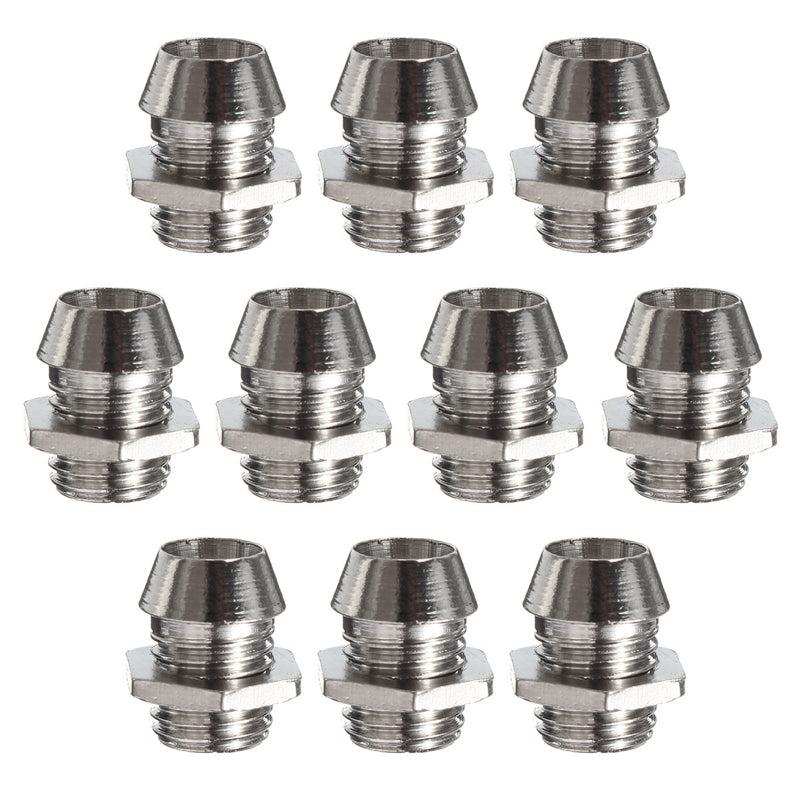 10PCS 3MM Round Chrome Metal Plastic LED Lamp Light Base Emitting Diode Bezel Holder
