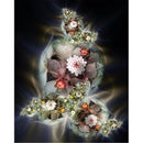 5D Diamond Painting Full Round Drill Flower Round Embroidery Special Shape