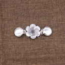 European And American Clothing Classic Flower Crystal Inlaid Clothing Clips F7P8