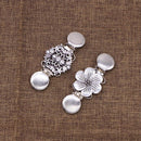 European And American Clothing Classic Flower Crystal Inlaid Clothing Clips F7P8