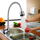 1X(Kitchen 360 Degree Rotatable Spout Single Handle Sink Basin Faucet Adjus