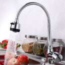 1X(Kitchen 360 Degree Rotatable Spout Single Handle Sink Basin Faucet Adjus