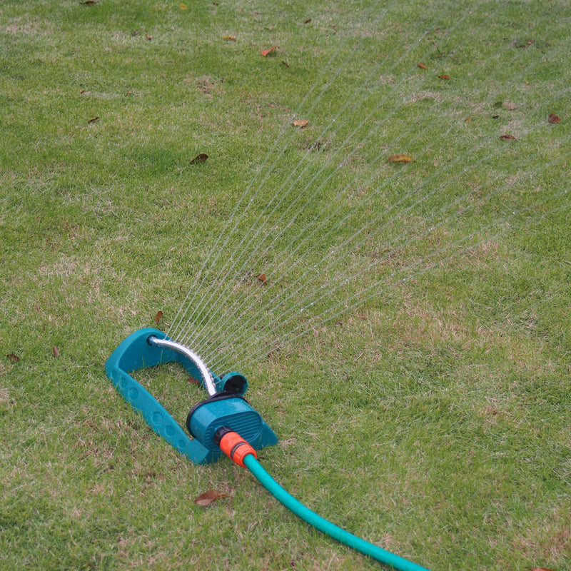 Garden 15 Holes Sprinklers Plastic Aluminum Tube Swing Sprayer Nozzle 120 Lawn Irrigation Tools