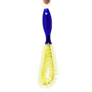 1X(Stainless Steel Nylon Cleaning Cup Brush Hanging Glass Washer Short Hand