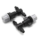 1X(30pcs Spray Nozzle + Three-Way Connection Nozzle Irrigation Water Contro
