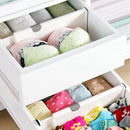 1X(Drawer Dividers White Spring Loaded Expandable Kitchen Bedroom Organizer