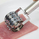 1X(Stainless Steel Mincer Steak Tenderizers Bbq Tools Roller Design Loose M