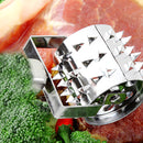1X(Stainless Steel Mincer Steak Tenderizers Bbq Tools Roller Design Loose M