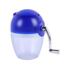 1X(Multi-Fuction Ice Blender Manual Fruit Salad Snow Cone Machine Portable