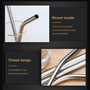 1X(100pcs Metal Straws Can Be Reused 304 Stainless Steel Drinking Water Pip