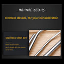 1X(100pcs Metal Straws Can Be Reused 304 Stainless Steel Drinking Water Pip