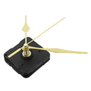 5pcs 20mm Shaft Length Gold Hands Quartz Wall Clock Silent Movement Mechanism Repair Parts