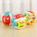 Baby Ring Baby Early Education Bell Baby Soft Glue Six Color Hand Ball Hand Shake Bell Toys