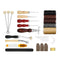 Leather Craft Tools Kit Hand Sewing Stitching Punch Carving Saddle Rivets Tool