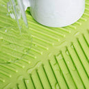 Silicone Dish Drying Mat Flume Folding Draining Mat,Rectangle Drain Mat Dry F9L4