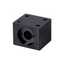 Black Aluminum Alloy T8 Nut Housing Bracket with 2Pcs Screws for 3D Pritner Lead Screw