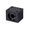 Black Aluminum Alloy T8 Nut Housing Bracket with 2Pcs Screws for 3D Pritner Lead Screw