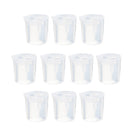 10PCS 3MM Round Chrome Metal Plastic LED Lamp Light Base Emitting Diode Bezel Holder