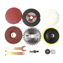 8 Pcs/Set Kit Metal Conversion Shank Woodworking Accessories For Function T