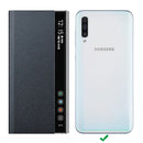 For Samsung Galaxy A50 2019 Case Bakeey Foldable Smart Sleep Window View Stand Flip PU Leather Protective Case