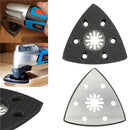 90mm Six Holes Stainless Steel Triangular Sand Disc Saw Blade Oscillating Multitool