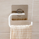 1X(Toilet Paper Holder Wall-Mounted Holder Punch Free For Bathroom Kitchen