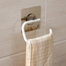 1X(Toilet Paper Holder Wall-Mounted Holder Punch Free For Bathroom Kitchen