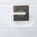 1X(Toilet Paper Holder Wall-Mounted Holder Punch Free For Bathroom Kitchen