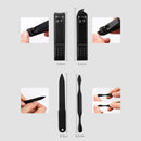 15Pcs Professional Manicure Stainless Steel Nail Clippers Scissors Suit Set