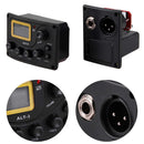 Acoustic Guitar Pickup Tuner 5-Band Eq Equalizer Acoustic Guitar Preamp Pie