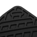 Pair Rubber Car Brake Clutch Pedal Cover Non-Slip Pad for Nissan Qashqai
