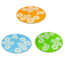 Pet Feeding Mat Placemat Cat Dog Large Floral Anti Slip Waterer Pad Silicon