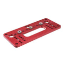 Aluminum Alloy Knob and Pull Cabinet Hardware Jig Adjustable Door Drawer Handle Knob Pull Drill Template Woodworking Tool