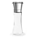 1X(Salt And Pepper Mill Shakers, Stainless Steel Manual Sea Salt Mills, Adj