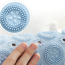 55cm Non-slip Round Bathroom Mat Safety Shower Bath Mat Plastic Manual Massage Pad Bathroom Carpet Floor Drainage Suction cup Bath Mat