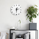 1X(Timelike Wall Clock Ballerina Ballet Dancing Girl Pattern Acrylic Clocks