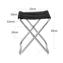 ZANLURE Outdoor Camping Fishing Folding Chair Ultralight Aluminum Alloy Stool Portable Chair
