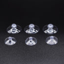 1X(100Pcs 40Mm Clear Suction Cup Sucker Mushroom Head Suction Cup Suction
