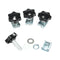 4pcs Saddle Bag Locks Screws Mounting Security Theft Deterrent For Harley Touring