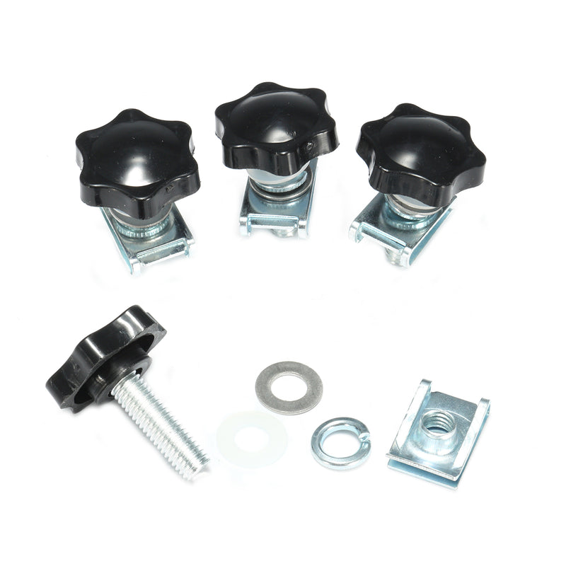 4pcs Saddle Bag Locks Screws Mounting Security Theft Deterrent For Harley Touring
