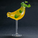 1X(150Ml Creative Bird Shape Cocktail Goblet Glass Personality Molecular Sm