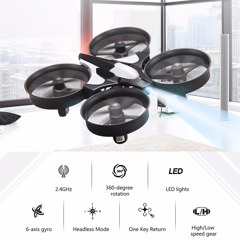 Global Drone Mini Four-Axis Aircraft Mini Remote Control Aircraft One-Butto Y4T1